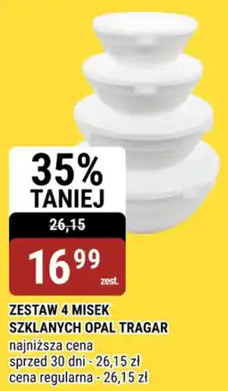 bi1 Zestaw 4 misek szklanych opal tragar oferta