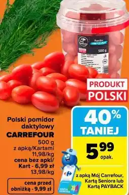 Carrefour Polski pomidor daktylowy CARREFOUR oferta