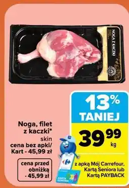 Carrefour Noga, filet z kaczki skin oferta
