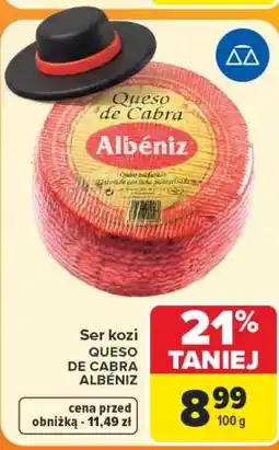 Carrefour Ser kozi QUESO DE CABRA ALBÉNIZ oferta