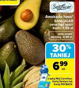 Carrefour Awokado hass SANLUCAR oferta