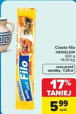 Carrefour Ciasto filo HENGLEIN oferta