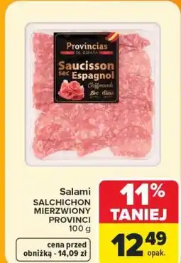 Carrefour Salami Salchichon Mierzwiony Provinci oferta