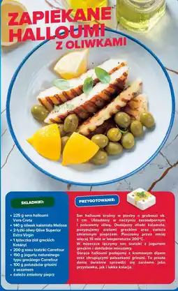 Carrefour Halloumi z oliwkami - przepis oferta