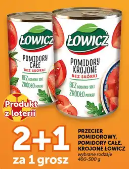 Groszek Przecier pomidorowy, pomidory całe, krojone łowicz oferta