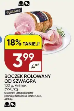 Chata Polska Boczek rolowany od szwagra animex oferta