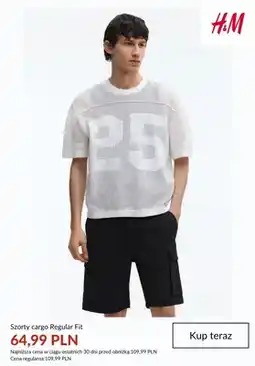 H&M Szorty cargo Regular Fit H&M oferta