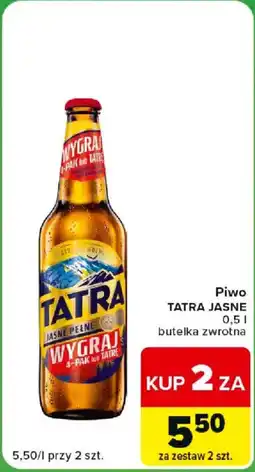 Carrefour Piwo TATRA JASNE oferta