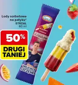 Carrefour Lody sorbetowe na patyku STRZAŁ oferta