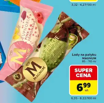 Carrefour Lody na patyku MAGNUM oferta