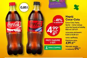 Żabka Napój Coca-Cola oferta