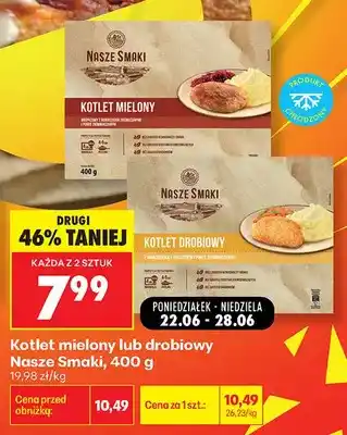 Biedronka Kotlet drobiowy Nasze Smaki oferta