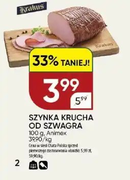 Chata Polska Szynka krucha od szwagra animex oferta