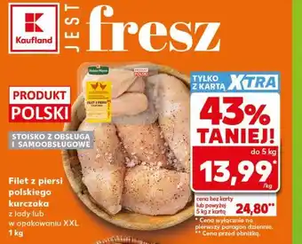 Kaufland Filet z piersi polskiego kurczaka z lady lub w opakowaniu XXL oferta