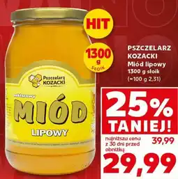 Kaufland Pszczelarz Kozacki Miód lipowy oferta