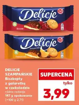 Kaufland Delicje Szampańskie Biszkopty z galaretką oferta