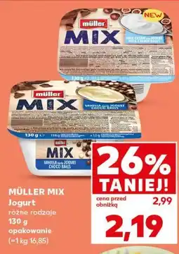 Kaufland Müller Mix Jogurt różne rodzaje oferta