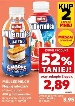 Kaufland Müllermilch Napój mleczny różne rodzaje oferta