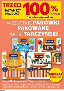 Kaufland Wszystkie parówki pakowane marki Tarczyński oferta