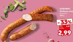 Kaufland KABANOS Kiełbasa wiejska pieczona oferta