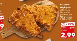 Kaufland Pizzerka trójkątna cztery sery lub szynka, pieczarki, ser oferta