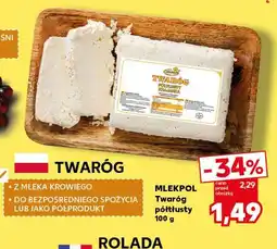 Kaufland Mlekpol Twaróg półtłusty oferta