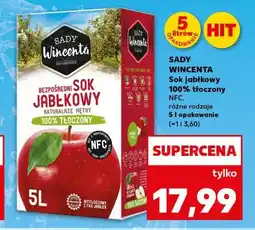 Kaufland Sady Wincenta Sok jabłkowy 100% tłoczony NFC oferta