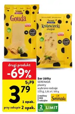 Intermarche Ser żółty Serenada plastry oferta