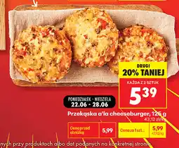 Biedronka Przekąska a'la cheeseburger oferta