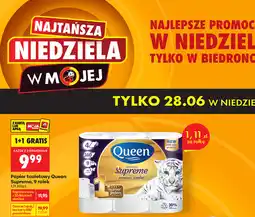 Biedronka Papier toaletowy Queen Supreme, 9 rolek oferta