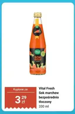 Biedronka Sok marchew bezpośrednio tłoczony Vital Fresh oferta