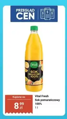 Biedronka Sok pomarańczowy 100% Vital Fresh oferta