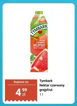 Biedronka Nektar Tymbark czerwony grejpfrut oferta