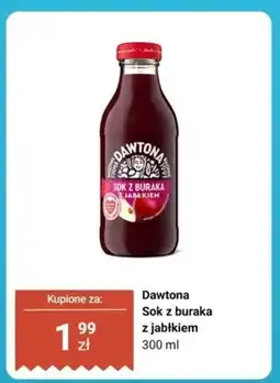 Biedronka Sok z buraka z jabłkiem Dawtona oferta