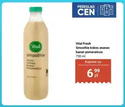 Biedronka Smoothie kokos ananas banan pomarańcza Vital Fresh oferta