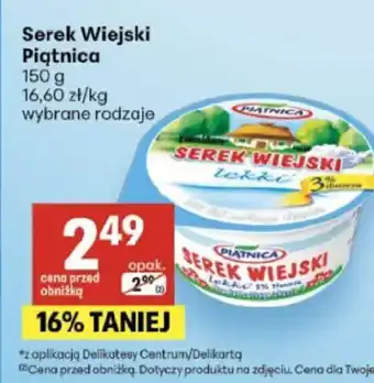 Delikatesy Centrum Serek Wiejski Piątnica oferta