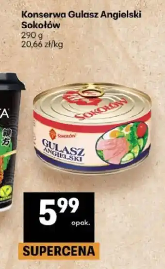 Delikatesy Centrum Konserwa Gulasz Angielski Sokołów oferta