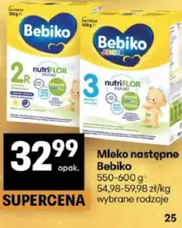 Delikatesy Centrum Mleko następne Bebiko oferta