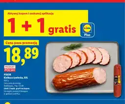 Lidl Kiełbasa żywiecka Pikok XXL oferta