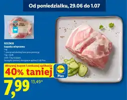 Lidl Łopatka wieprzowa Rzeźnik oferta