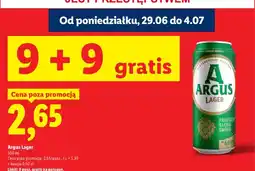 Lidl Piwo Argus Lager oferta