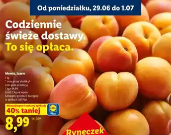 Lidl Morele luzem Ryneczek Lidla oferta