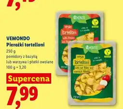 Lidl Pierożki tortelloni z pomidorami i bazylią VEMONDO oferta