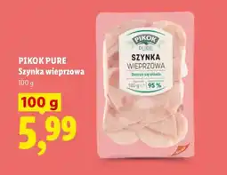 Lidl Szynka wieprzowa Pikok Pure oferta