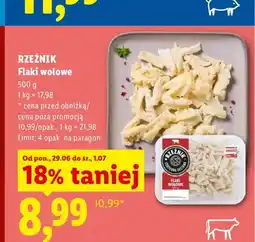Lidl Flaki wołowe Rzeźnik oferta