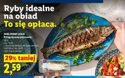 Lidl Pstrąg tęczowy patroszony Targ Rybny Lidla oferta