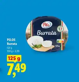 Lidl Ser Burrata Pilos oferta