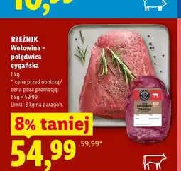 Lidl Wołowina polędwica cygańska Rzeźnik oferta