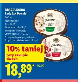 Lidl Lody Jak Dawniej Bracia Koral bakaliowe oferta