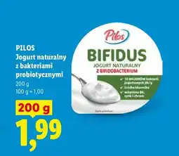 Lidl Jogurt naturalny z bakteriami probiotycznymi Bifidus Pilos oferta